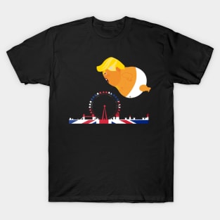 Funny Baby Trump Balloon Over London Anti Trump Gifts T-Shirt